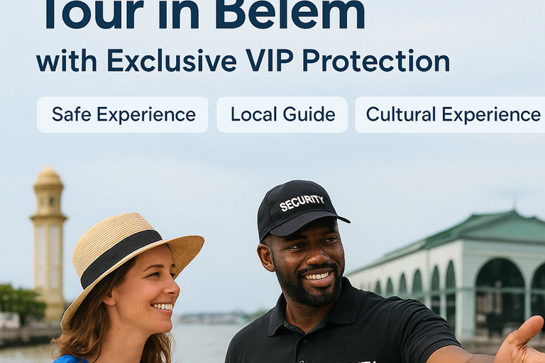 Tour cultural a pé por Belém - com segurança privada