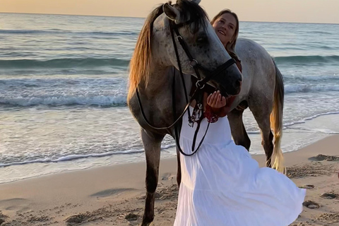 Djerba: Individual Horse Riding in the Blue Lagoon.