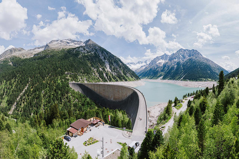 Schlegeis: Giant Swing on the dam in the Zillertal Giant Swing at the Schlegeis Dam in the Zillertal