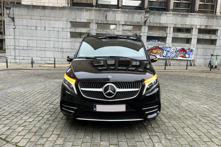 Brussels City Center to BRU Airport Transfer for 7 Pax (Copy of) Brussels: Airport Transfer to City Center for 7 Passengers
