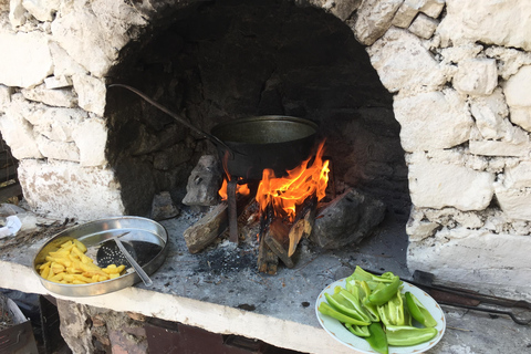 Rustic cooking day at Bodrum country home