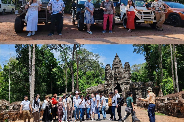 Siem Reap: Excursión en Jeep por el Complejo de Templos de AngkorRecorrido en jeep por el complejo de templos de Angkor del Ejército de EE.UU.