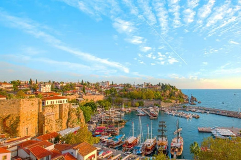 Antalya: Old City Tour w/Boat Trip, Cable Car & Waterfalls City Tour with Lunch and Düden Waterfall
