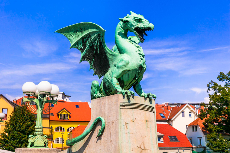 Ljubljana: Expresswandeling met een local in 60 minuten