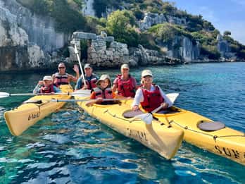 Gita definitiva in kayak sull'isola di Kekova