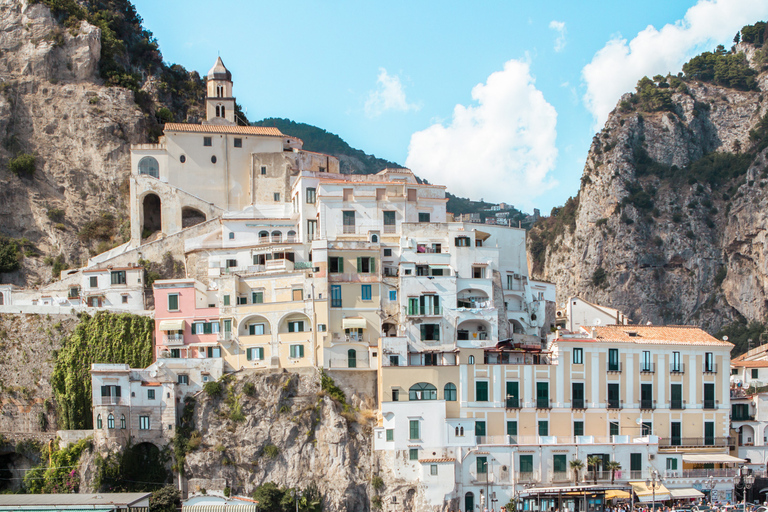 From Praiano or Positano: Full-Day Boat Tour to Amalfi Coast Cruise from Positano