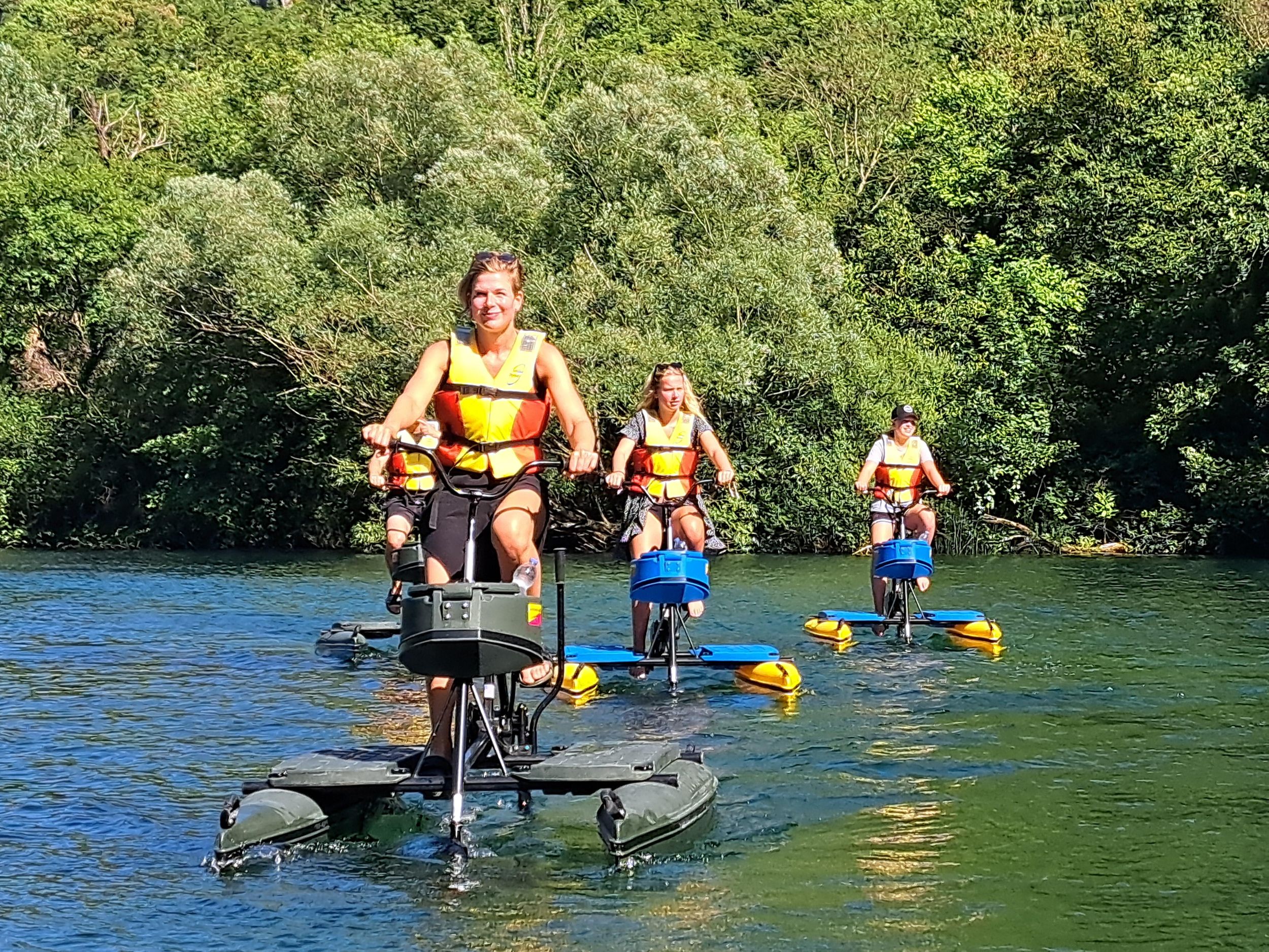 Split/Omiš: Wasserfahrrad-Safari auf dem Fluss Cetina