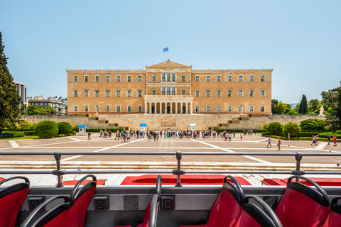 Athènes : Visite guidée de la ville en bus avec montée et descente rapidesAthènes : billet de 48 heures