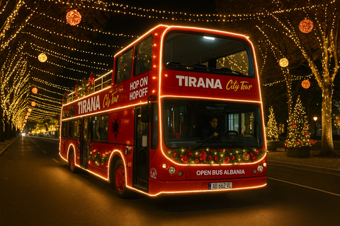 Tirana Christmas Tour by Open Bus Albania