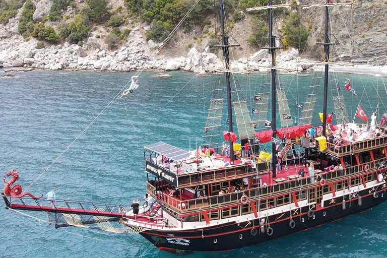 Marmaris: Family-Friendly Pirate Boat Trip with Transfers Marmaris Pirate Boat Trip At The Meeting Point & Soft Drinks
