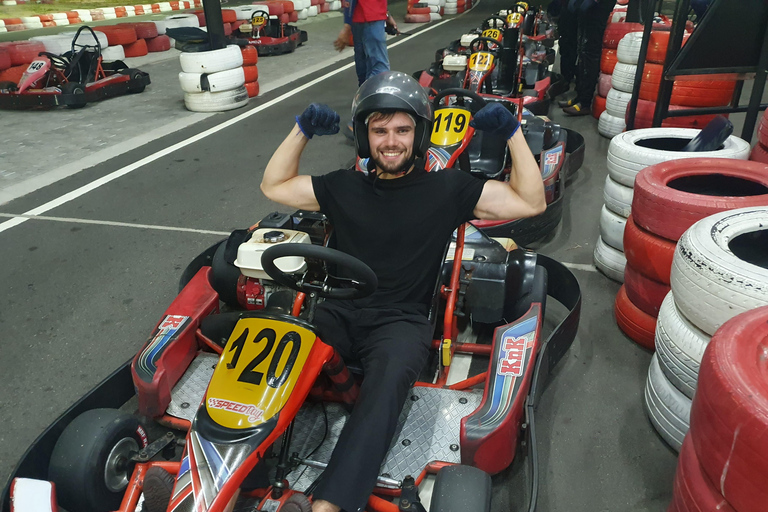 Colombo: Go-Kart e degustazione di cibo di strada sul Rooftop Bar