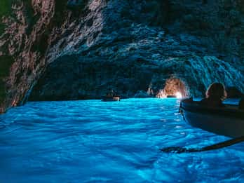 De Sorrento: Passeio de barco a Capri com Gruta Azul opcional