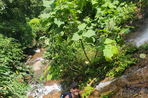 From San Salvador: Juayua Waterfalls Hike and Swimming pool