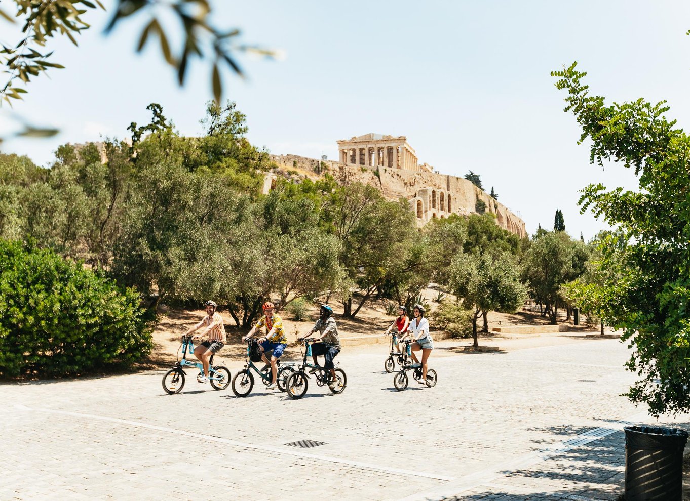 Athen: Oplev byrundvisningen på elektrisk cykel