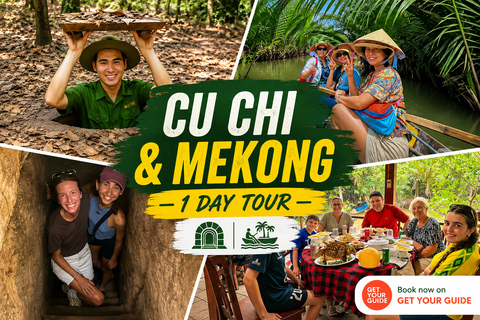 Cu Chi Tunnels & Mekong Deltas 1-Day Small Group (Max 11) Cu Chi Tunnels: Half Day Tour by Premium Van max 11
