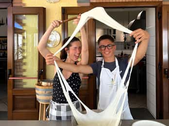 Costa Amalfitana: Faça macarrão fresco, mussarela e tiramisù