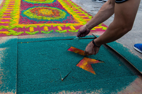 Antigua: Sawdust Carpet Workshop Exclusive Holy Tuesday Sawdust Carpet Workshop