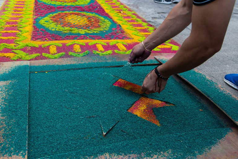 Antigua: Sawdust Carpet Workshop Exclusive Holy Tuesday Sawdust Carpet Workshop