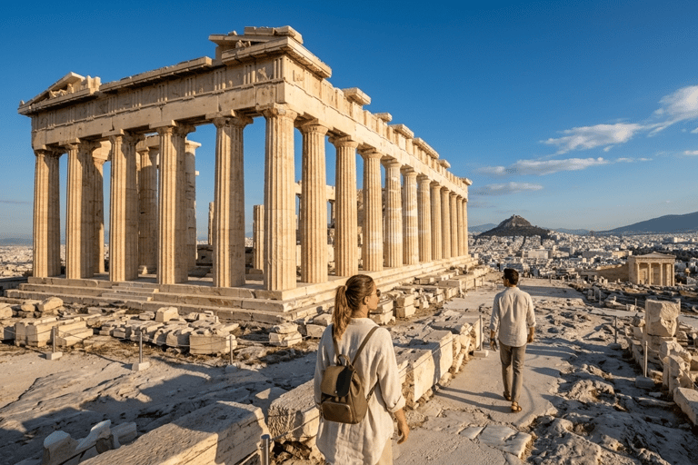 Top-Rated Acropolis & Parthenon Guided Tour in Portuguese Acropolis Tour with Admission Ticket - Portuguese