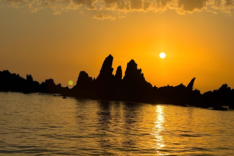 Ajaccio : Sunset seascape at the Sanguinaires