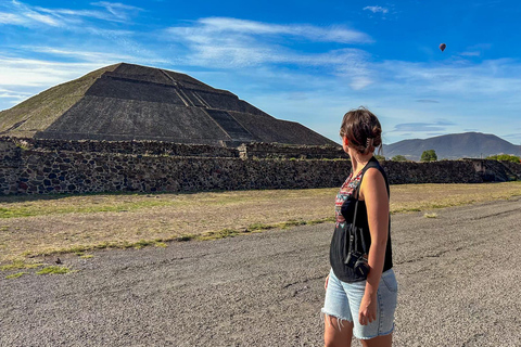 Pyramides de Teotihuacan : billet d'entrée coupe-file