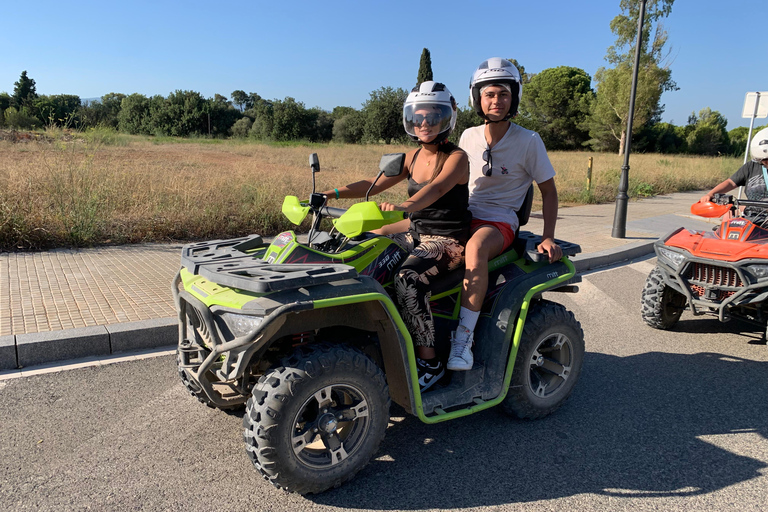 Salou: safari guiado en quad todoterreno con recogida hotel