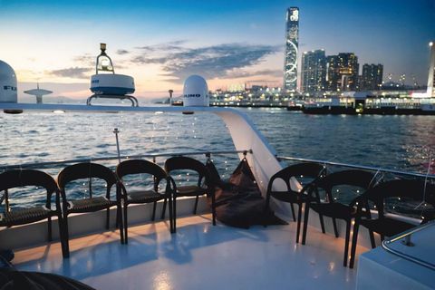 HK: Victoria Harbor Tour & Symphony of Lights (Free Drinks)