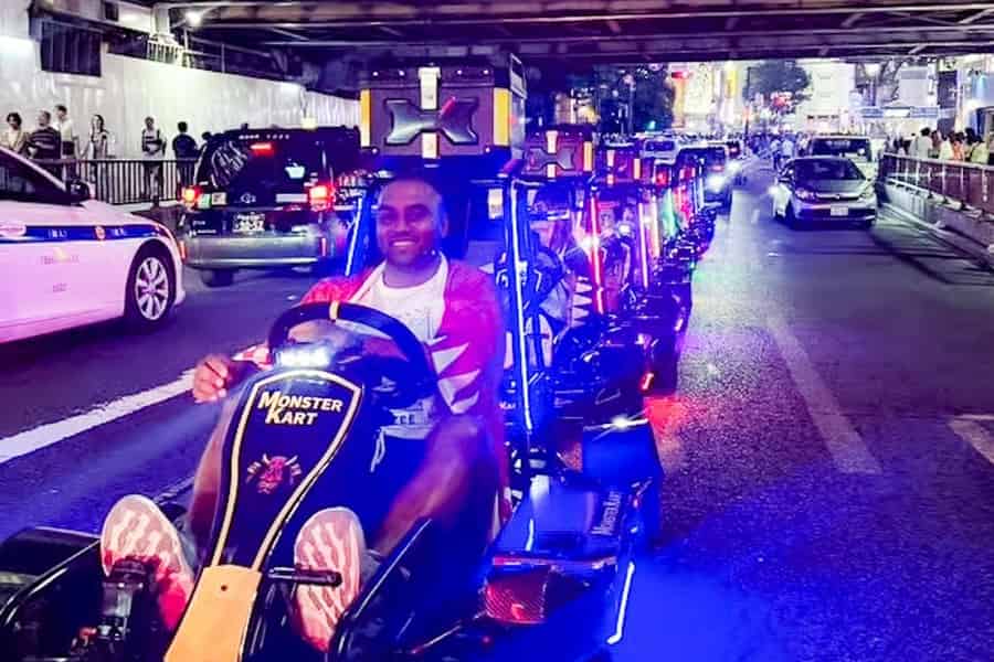 Tokio/Shibuya: Geführte Go-Kart-Sightseeing-Tour. Foto: GetYourGuide Tokio/Shibuya: Geführte Go-Kart-Sightseeing-Tour. Foto: GetYourGuide
