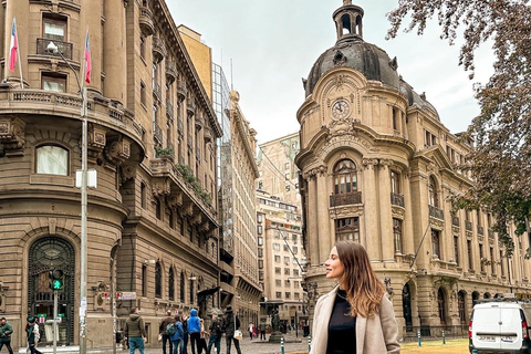 Santiago: Walking Tour with Bilingual Guide