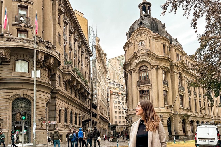 Santiago: Walking Tour with Bilingual Guide