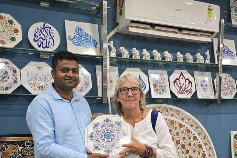 Agra Handicraft & Marble Inlay Shopping Tour Agra Handicraft Shopping Tour w/ Marble Inlay Demonstration