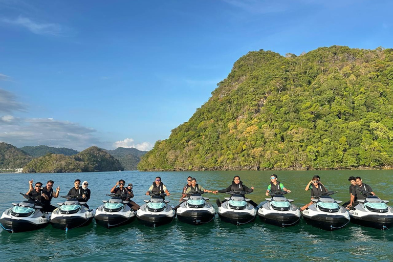 Excursión en moto acuática por la isla de Langkawi Parque Geoforestal de KilimPiloto único