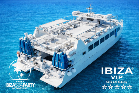 Ibiza: Formentera VIP Boat Paella, BBQ, OpenBar, DJ & Sunset BASIC TICKET with 5h Open Bar & Breakfast