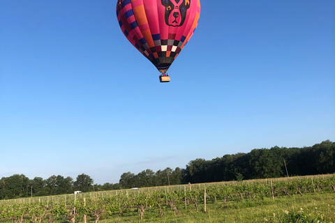 BALLONFAHRT - HOT AIR BALLOON FLIGHT - PAYS DE COCAGNE