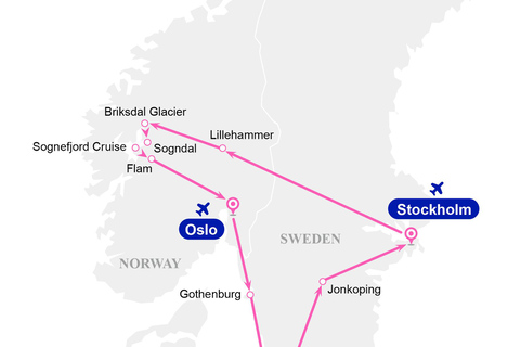 Denmark/Sweden/Norway: 7-Day Scandinavian Circular Bus Tour Joining from Oslo on Saturday