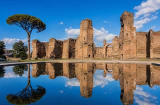 Rom: Antike Caracalla-Thermen: Ticket & Audioguide-App