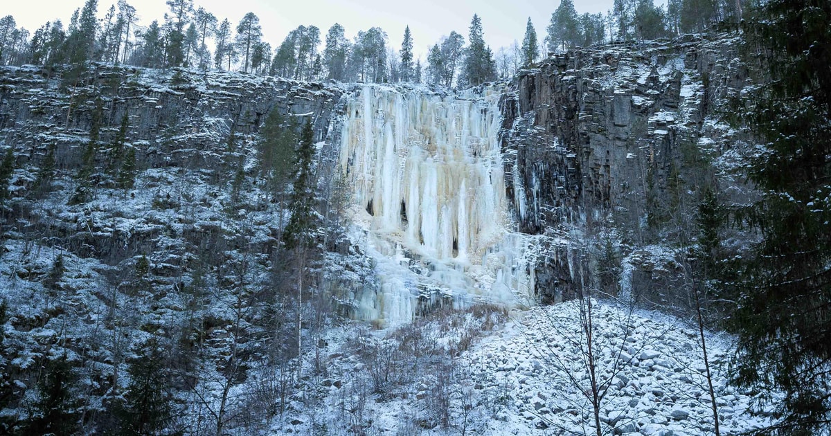 Korem Water Fall Rovaniemi: Insider Korouoma Frozen Waterfalls tour | GetYourGuide
