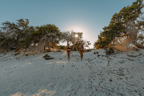 Au départ de Ierapetra : Croisière sur l'île de Chrissi avec déjeunerBillet pour le yacht et déjeuner inclus