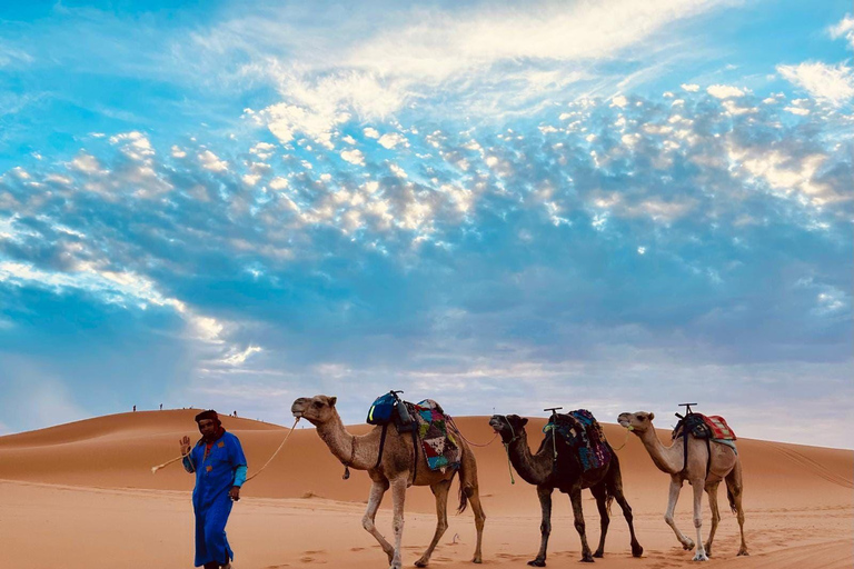 Marrakech: 3-Day Merzouga Desert Tour Camel & Sandboarding Deluxe Camp Tent (Recommended)