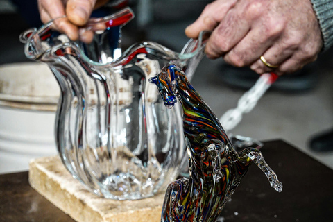 Venezia: Tour guidato in barca a Murano e soffiatura del vetroTour in barca a Murano, soffiatura del vetro e Bottiglia di Prosecco