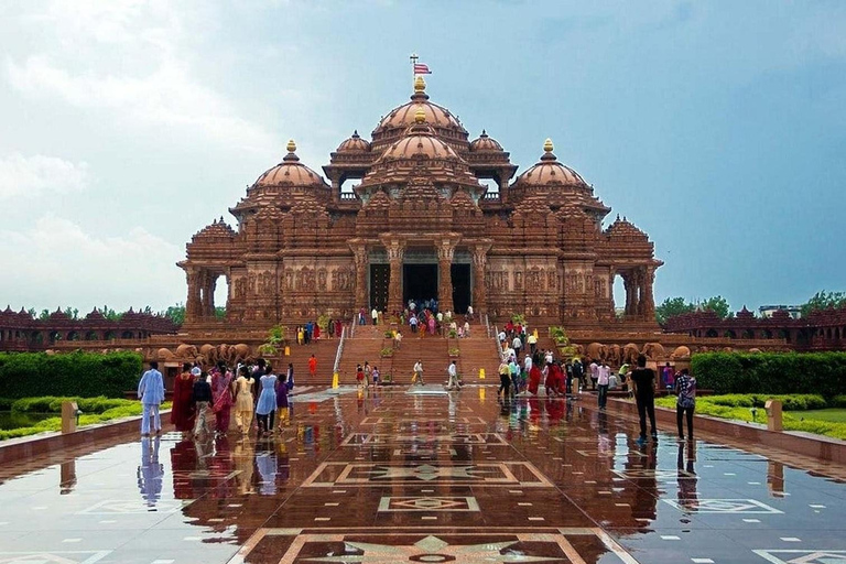 Visita al templo Akshardham con espectáculo de luces