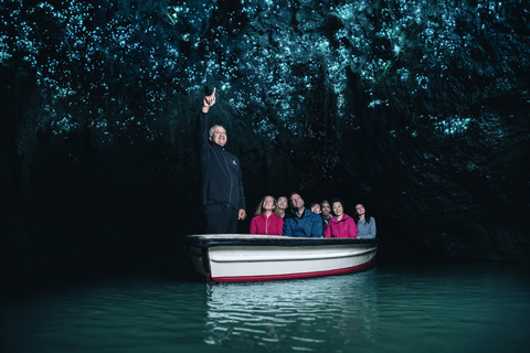 From Auckland: Waitomo Glowworm and Ruakuri Caves Day Tour