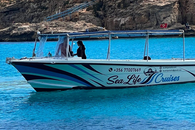 Blue & Crystal Lagoons of Comino & Gozo – Sea Caves Cruise Sunset Tour Experience