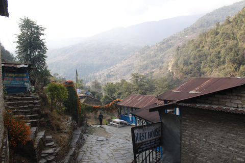 De Katmandu: Trekking de 13 dias na colina Poon e no acampamento base do AnnapurnaDe Katmandu: 13 dias de caminhada na Colina Poon e no acampamento base do Annapurna