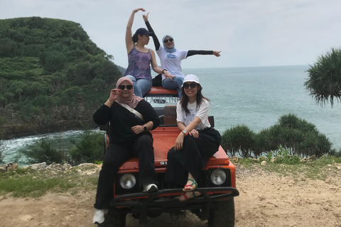 Jomblang Cave, Pindul Cave, and Timang Beach