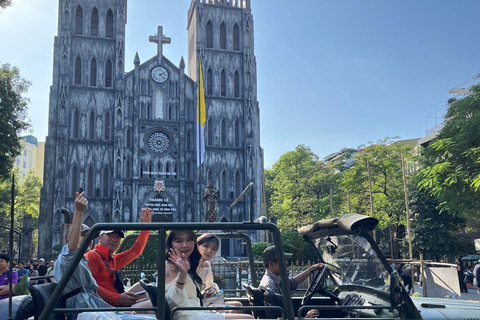 Hanoi: Half‑Day Jeep City Tour, Landmarks & Local Food