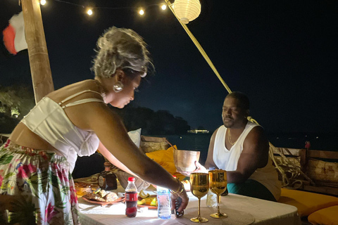 Zanzibar: Private Sunset Dhow Dinner Cruise & Transfers