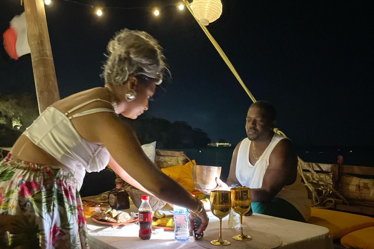 Zanzibar: Private Sunset Dhow Dinner Cruise & Transfers