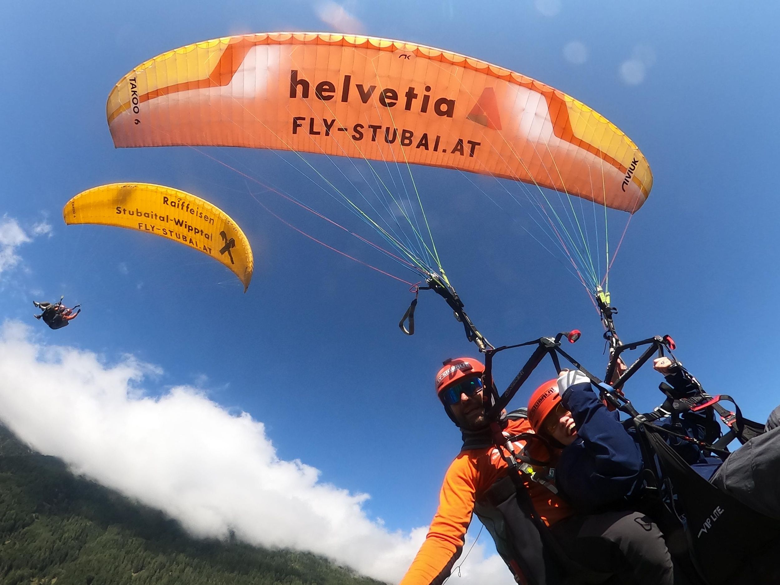 Paragliding-Tandemflug in Neustift, FlyStubai in der Nähe von Innsbruck