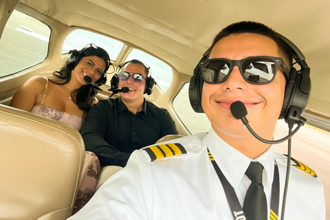 Miami : Vol romantique en avion au coucher du soleil - Champagne gratuit